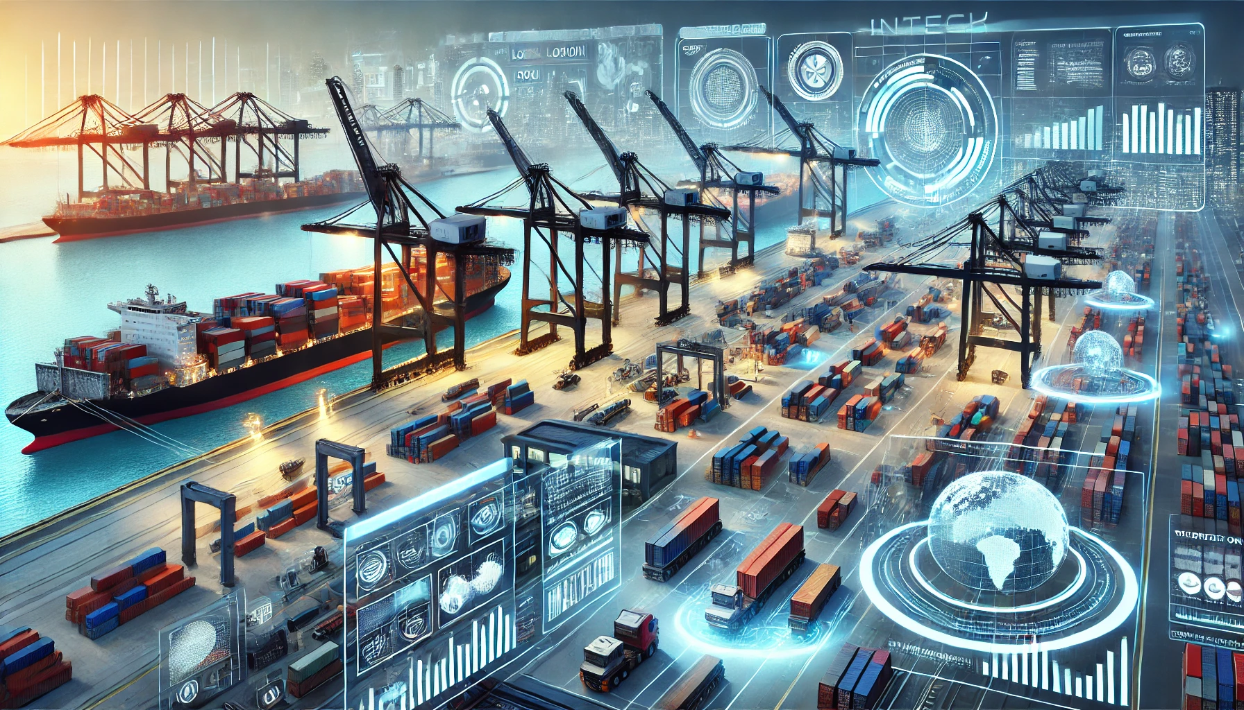 INTECH’s custom-built solutions revolutionizing port operations with advanced Terminal Operating Systems, Yard Management, and real-time analytics.