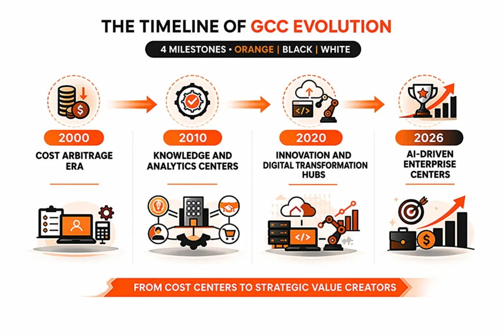 Evolution of GCCs From Cost Centers to Innovation Hubs