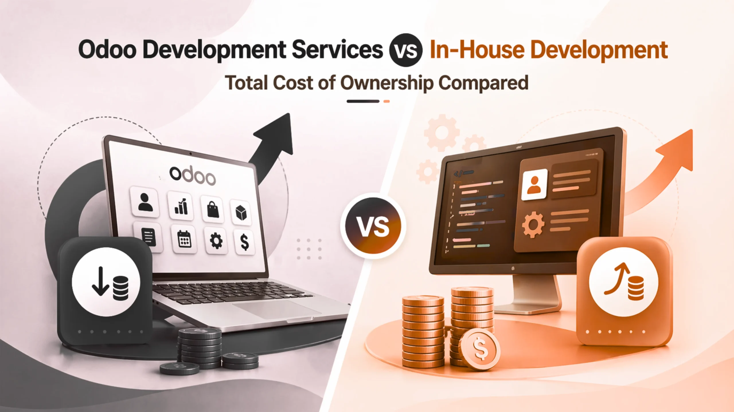 Odoo Development Services vs In-House Development Total Cost of Ownership Compared