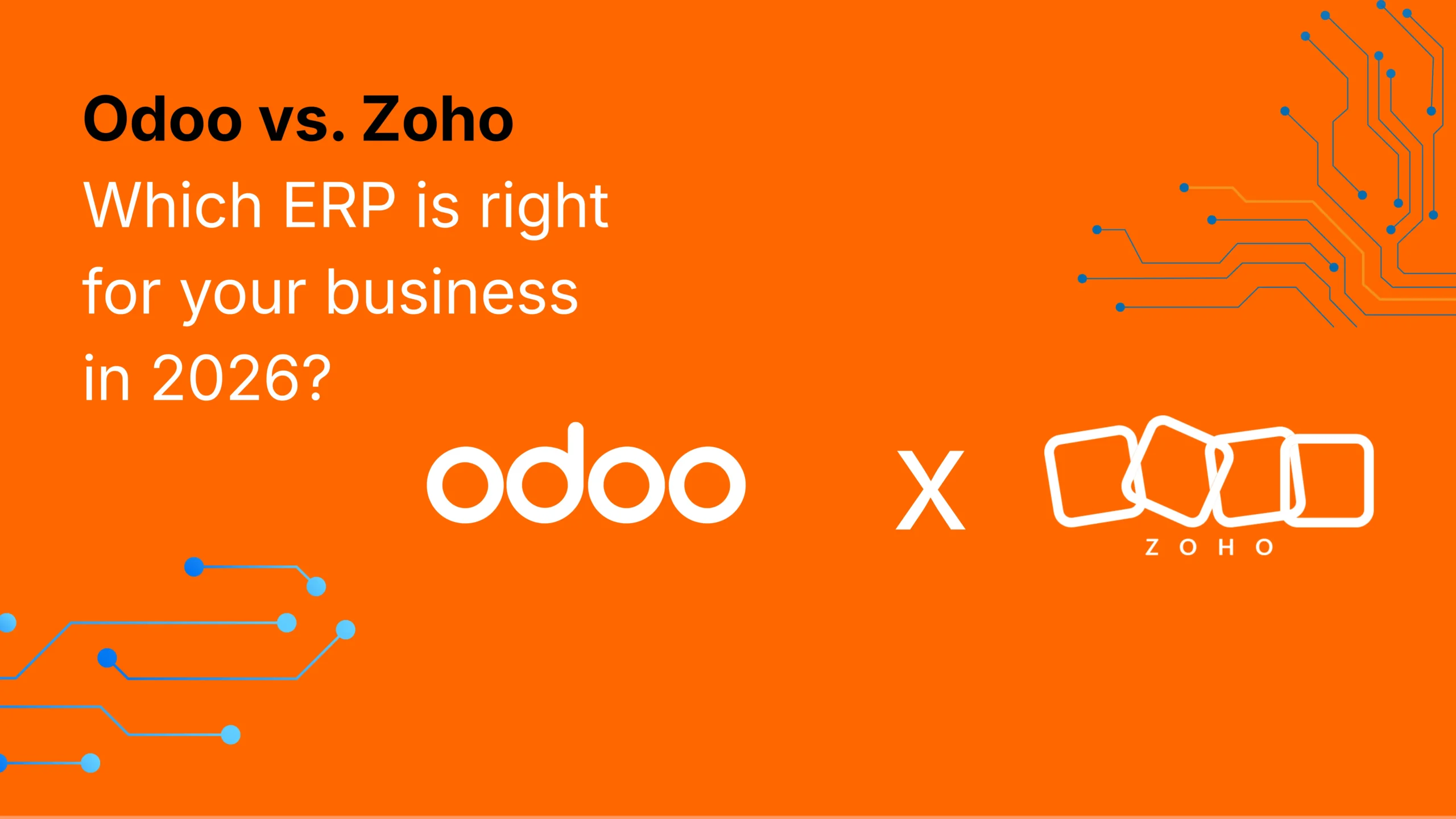 Odoo vs. Zoho: Which ERP is right for your business