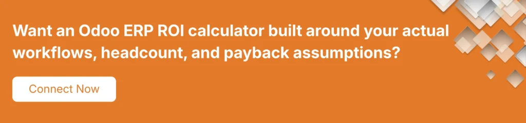 Want an Odoo ERP ROI calculator built around your actual workflows