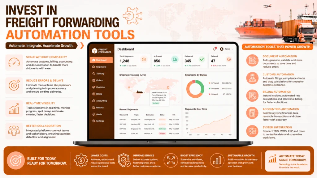 Invest in Freight Forwarding Automation Tools