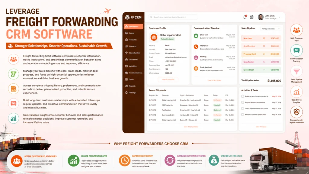Leverage Freight Forwarding CRM Software