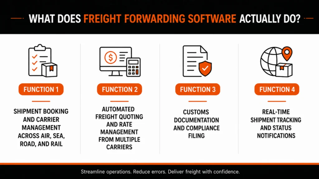 What Does Freight Forwarding Software Actually Do