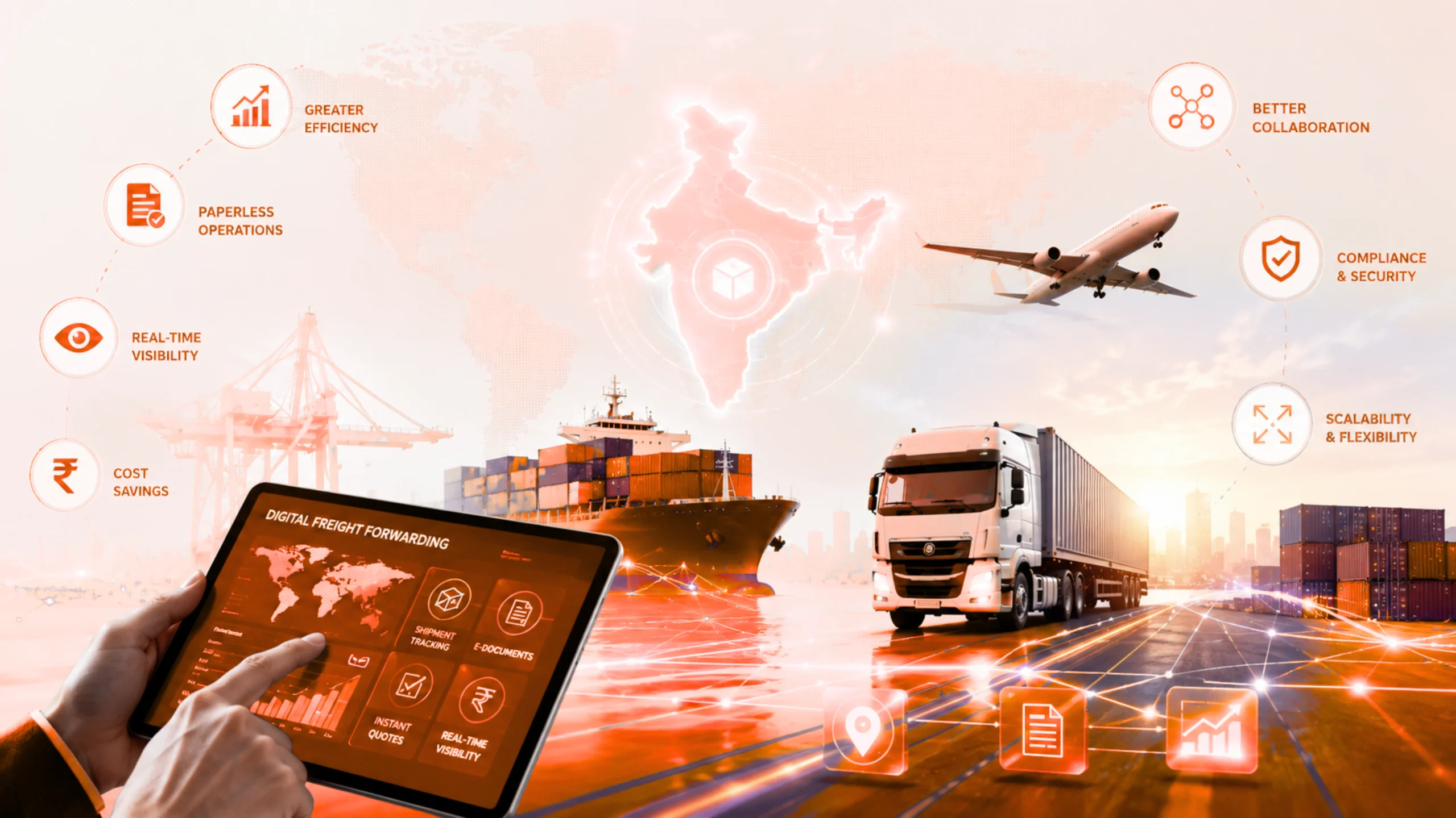 Why Is Digital Freight Forwarding in India Essential for Supply Chain Digitization