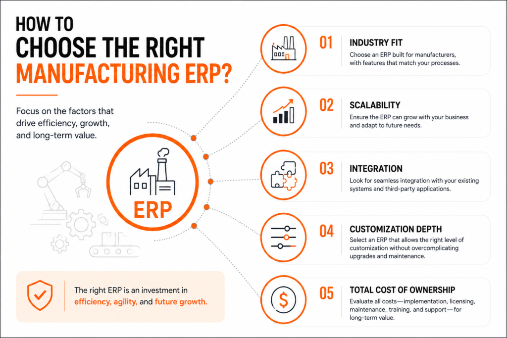 How to Choose the Right Manufacturing ERP